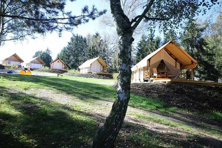 Camping für 6 Personen, mit Ausblick und Garten in Tschechien - 4