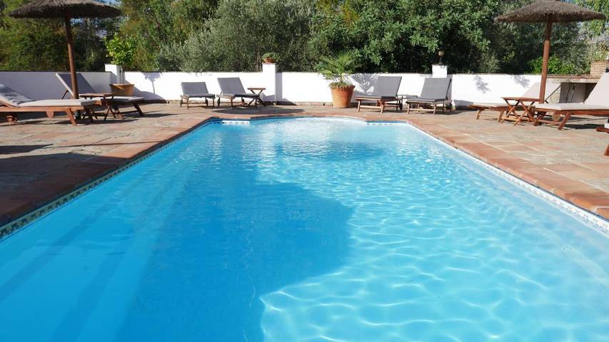 Maison d’hôte pour 3 personnes, avec Terrasse et Jardin ainsi que Piscine et Vue à Ronda