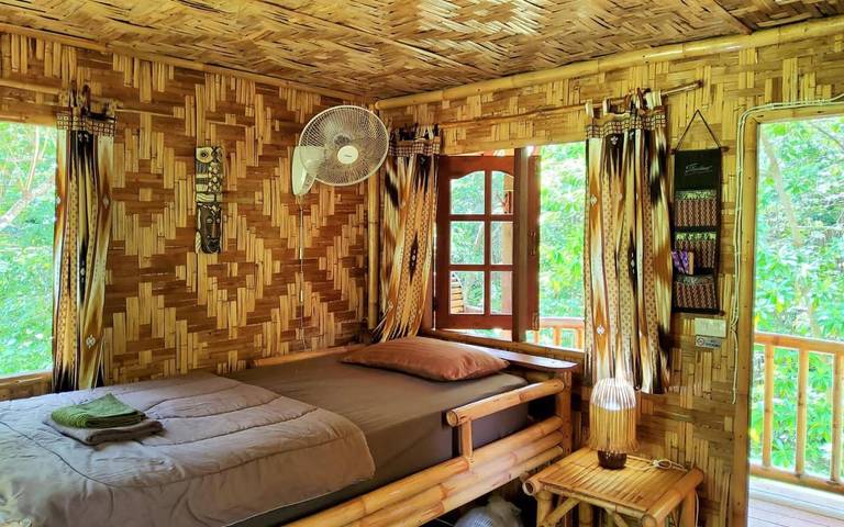 Location de vacances pour 3 personnes, avec jardin ainsi que vue et terrasse dans Ko Yao Yai - 4