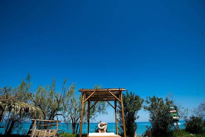 Apartment for 4 people, with balcony and garden in Alykes