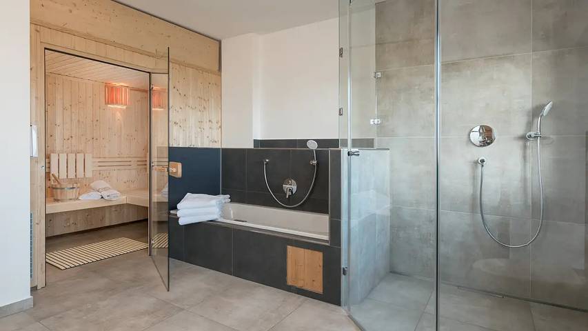 Ferienwohnung für 5 Personen, mit Balkon und Sauna sowie Garten in Petting - 4