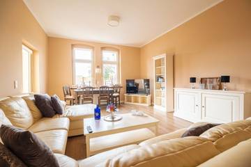 Ferienwohnung für 4 Personen, mit Balkon und Ausblick sowie Garten in Adventsstadt Quedlinburg