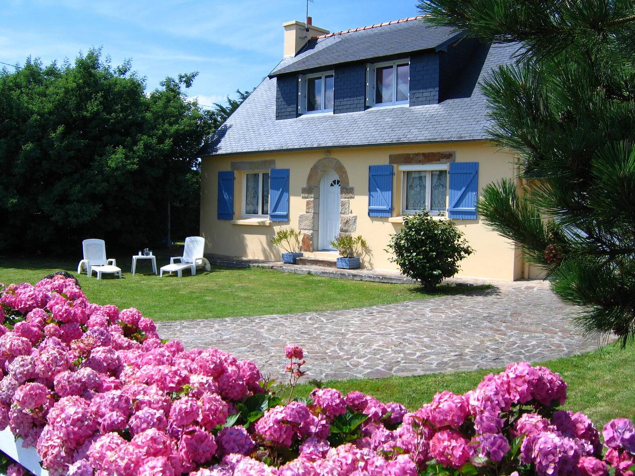 Les Hortensias in Lanvéoc, Iroise