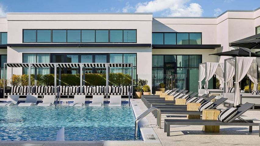 Hôtel pour 2 personnes, avec piscine et terrasse, animaux acceptés à Atlanta