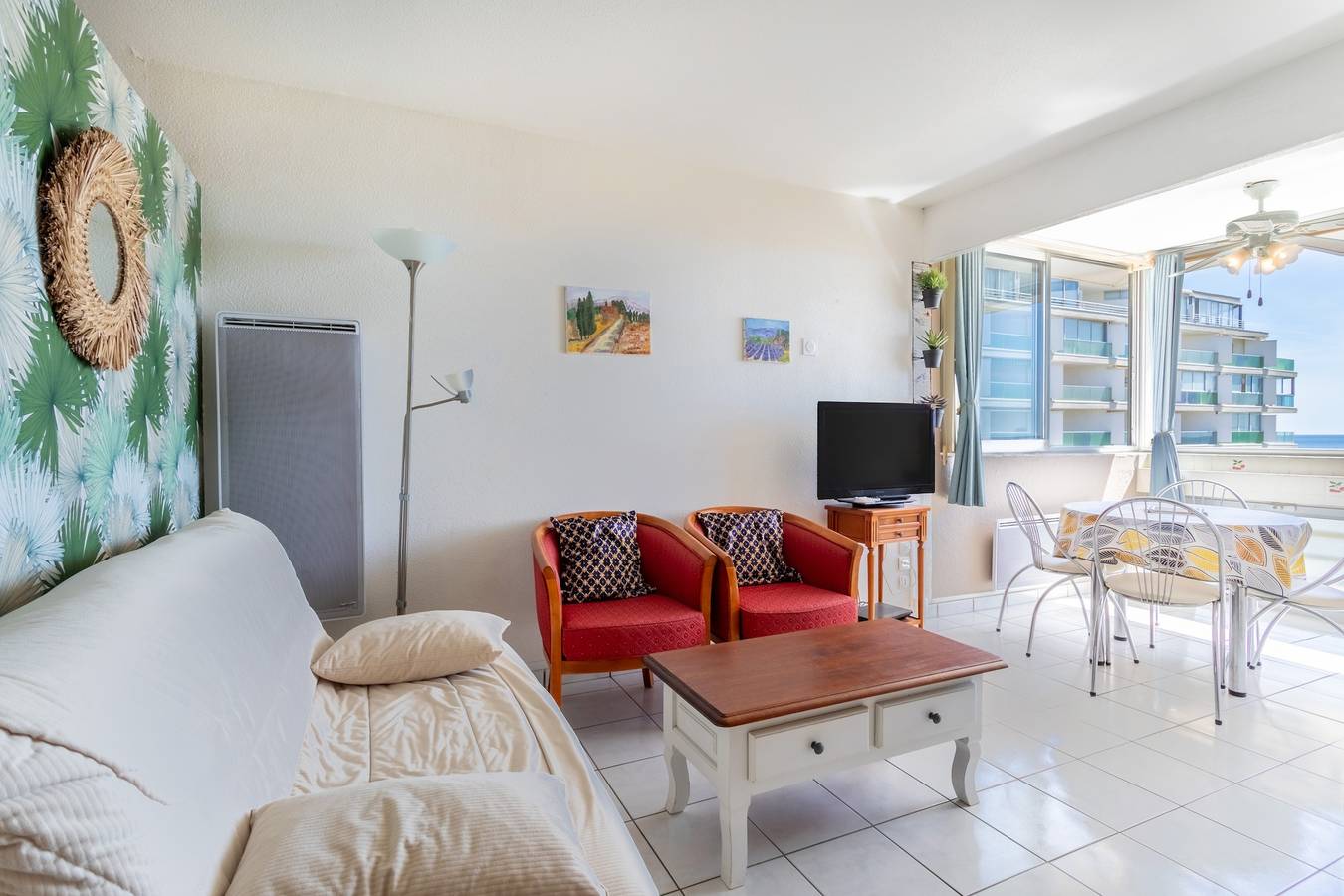 Appartamento intero, Appartamento 'Appartement Canet Plage Front Mer' con vista mare, terrazza privata e aria condizionata in Canet-en-Roussillon, Côte d'Améthyste