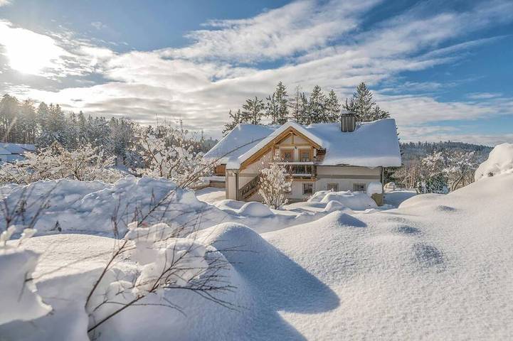 Ferienwohnung für 4 Personen, mit Balkon und Garten sowie Sauna in Breitenberg