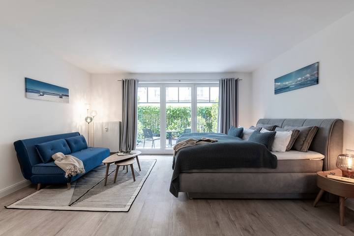 Ferienwohnung für 4 Personen, mit Terrasse und Sauna in Binz