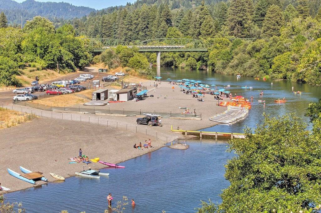 Guerneville Cabin 2 Mi nach Armstrong Redwoods! in California North Coast