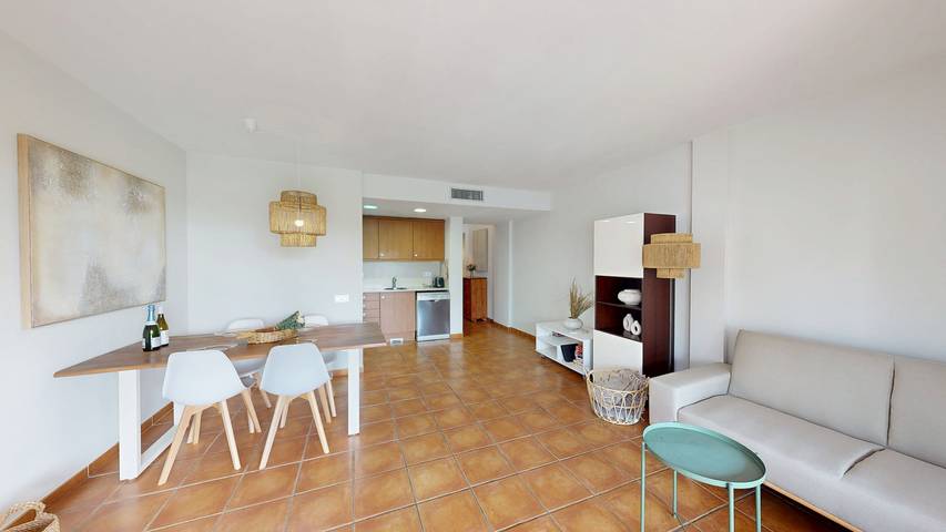 Location de vacances pour 6 personnes, avec bassin pour enfant ainsi que balcon et jardin, adapté aux familles à El Perelló - 3