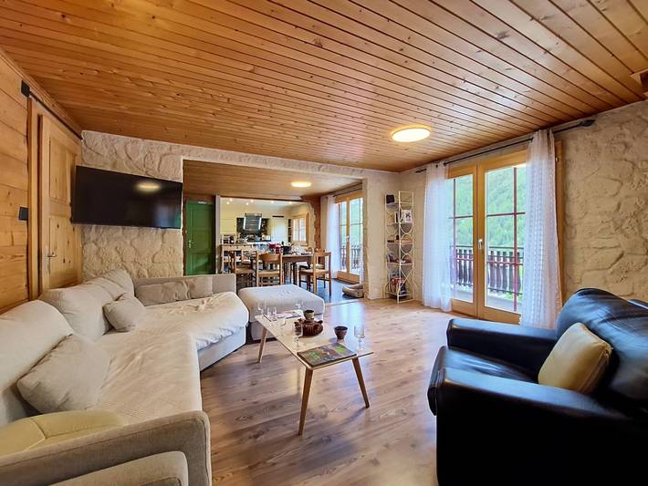 Gîte pour 8 personnes, avec vue et balcon, animaux acceptés à Evolène - 2