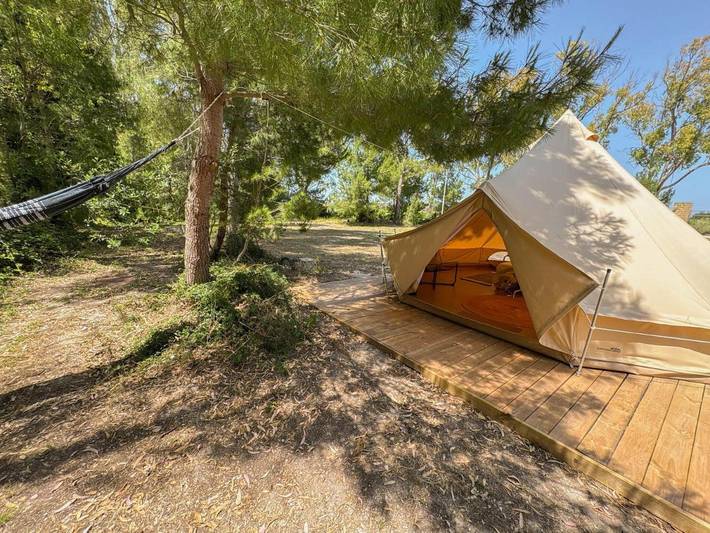 Camping für 4 Personen, mit Garten und Pool im Salento - 2