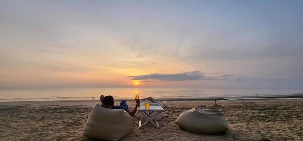 Maison de vacances pour 4 personnes, avec terrasse ainsi que piscine et vue, animaux acceptés en Thailande