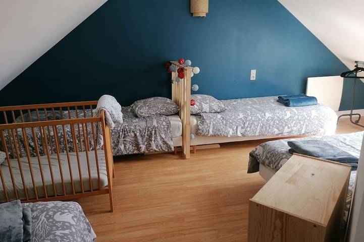 Country house for 11 people with jacuzzi on the Opal Coast in Nabringhen, Boulogne-sur-Mer region