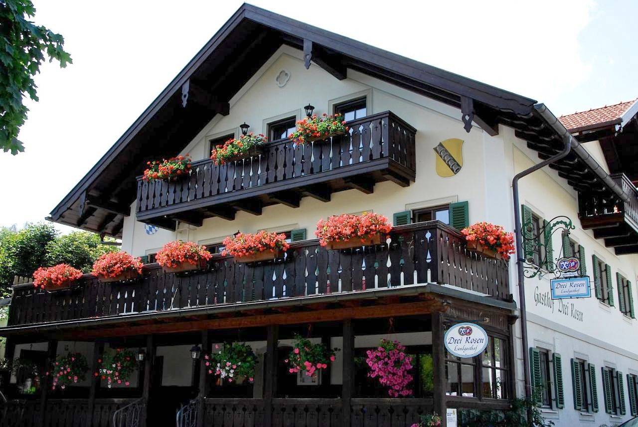 Landgasthof Drei Rosen in Bernried, Starnberger See