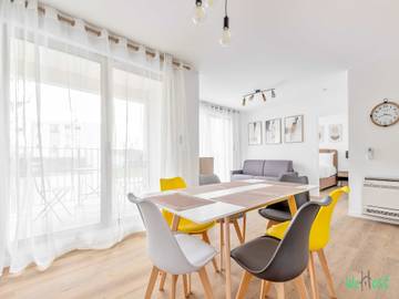 Gîte pour 6 personnes, avec balcon/terrasse et balcon, adapté aux familles à Champigny-sur-Marne