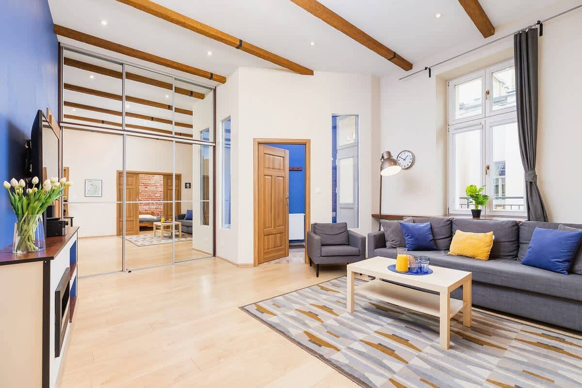 Apartamento entero, Brzozowa 8 Krakow | Spacious Apartment for 6 People | Remote Work in Kazimierz, Cracovia