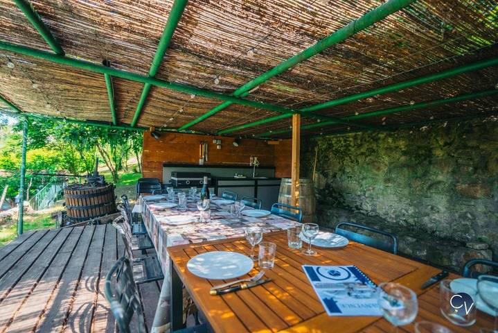 Location de vacances pour 12 personnes, avec jardin et piscine ainsi que terrasse et vue à Saint-Jean-de-Valériscle - 4