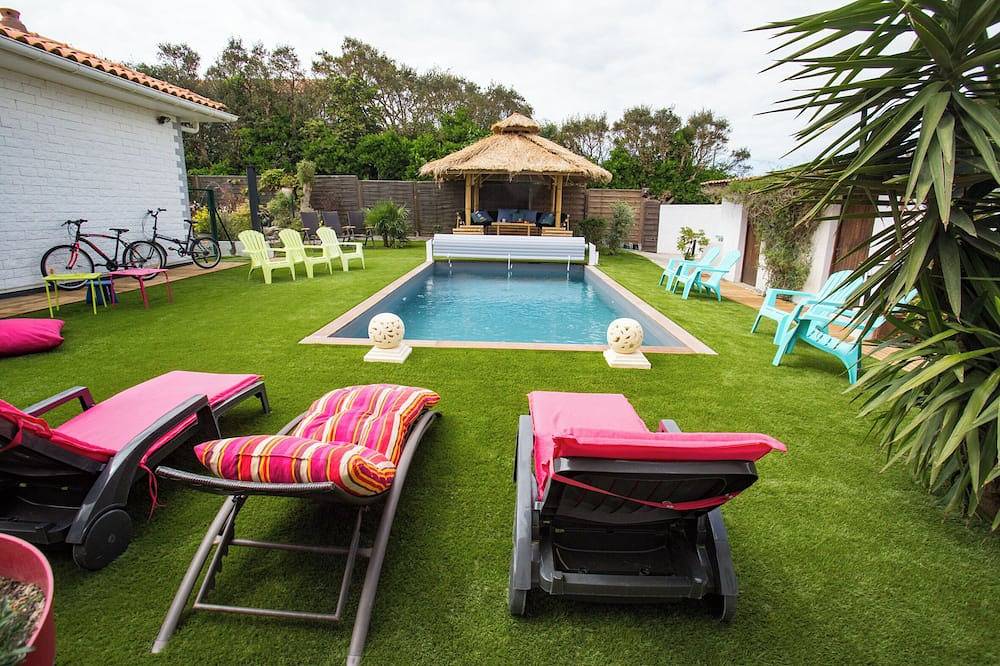 Villa océan-Achard-Labenne derrière la dune 8-10 personnes/Animaux/Piscine/Spa in Labenne Océan, Labenne