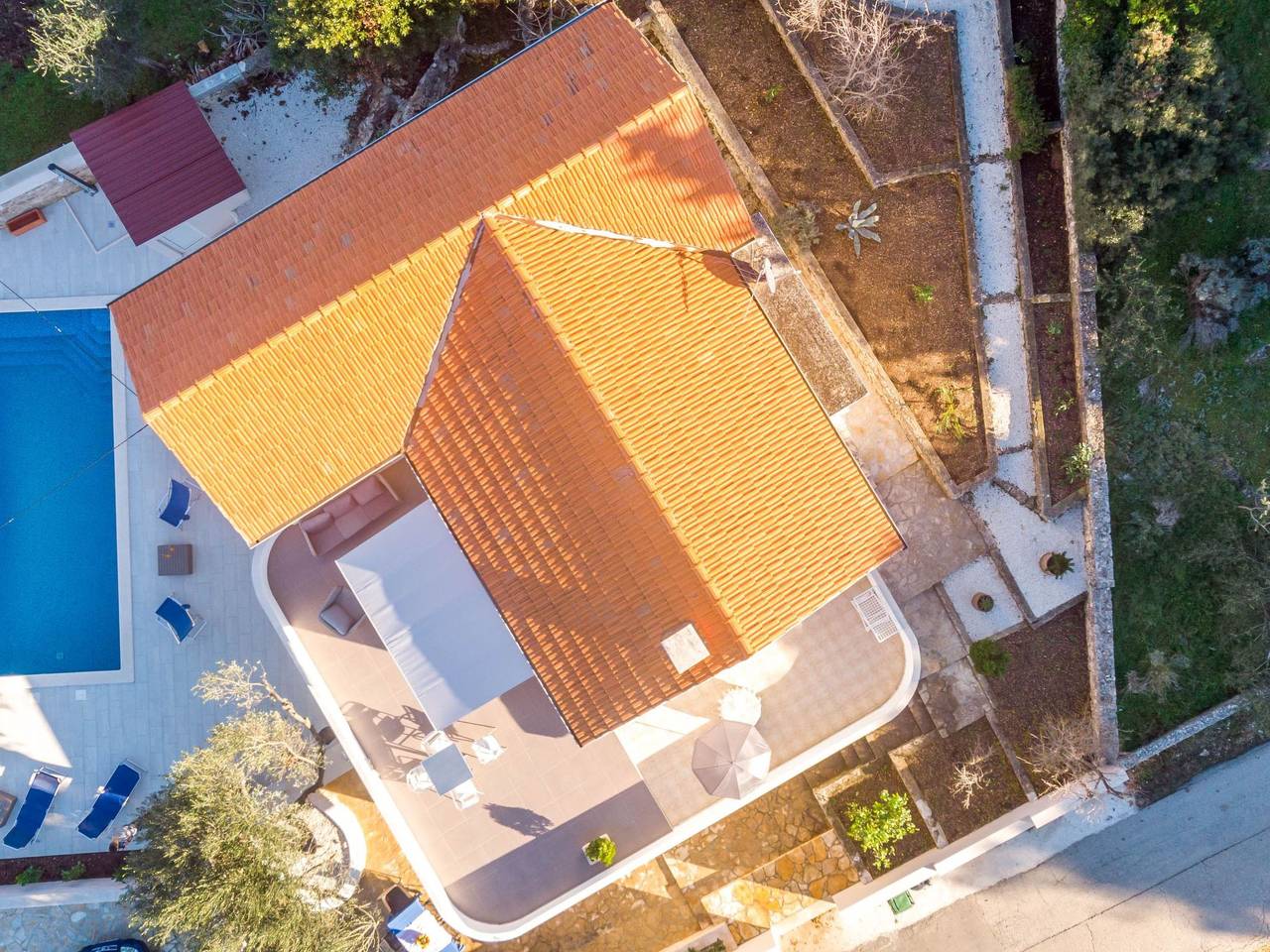 Haus in Splitska mit kostenlosem Parkplatz in Supetar, Brac