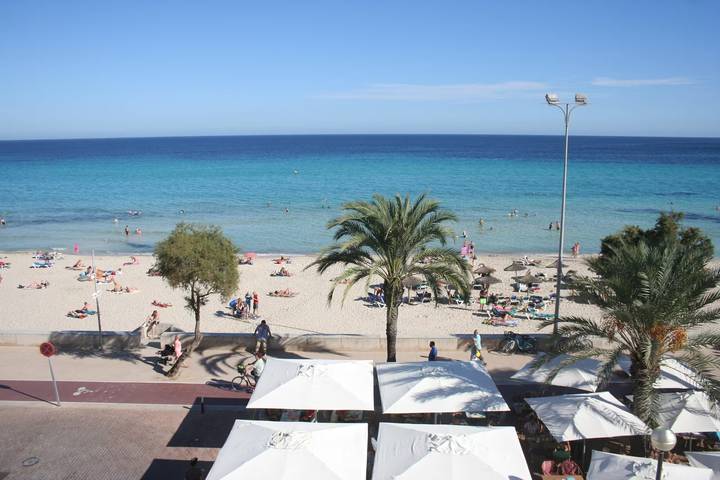 Ganze Wohnung, Ferienwohnung 'Rigo 3 C' mit Meerblick, WLAN und Klimaanlage in Cala Millor, Son Servera