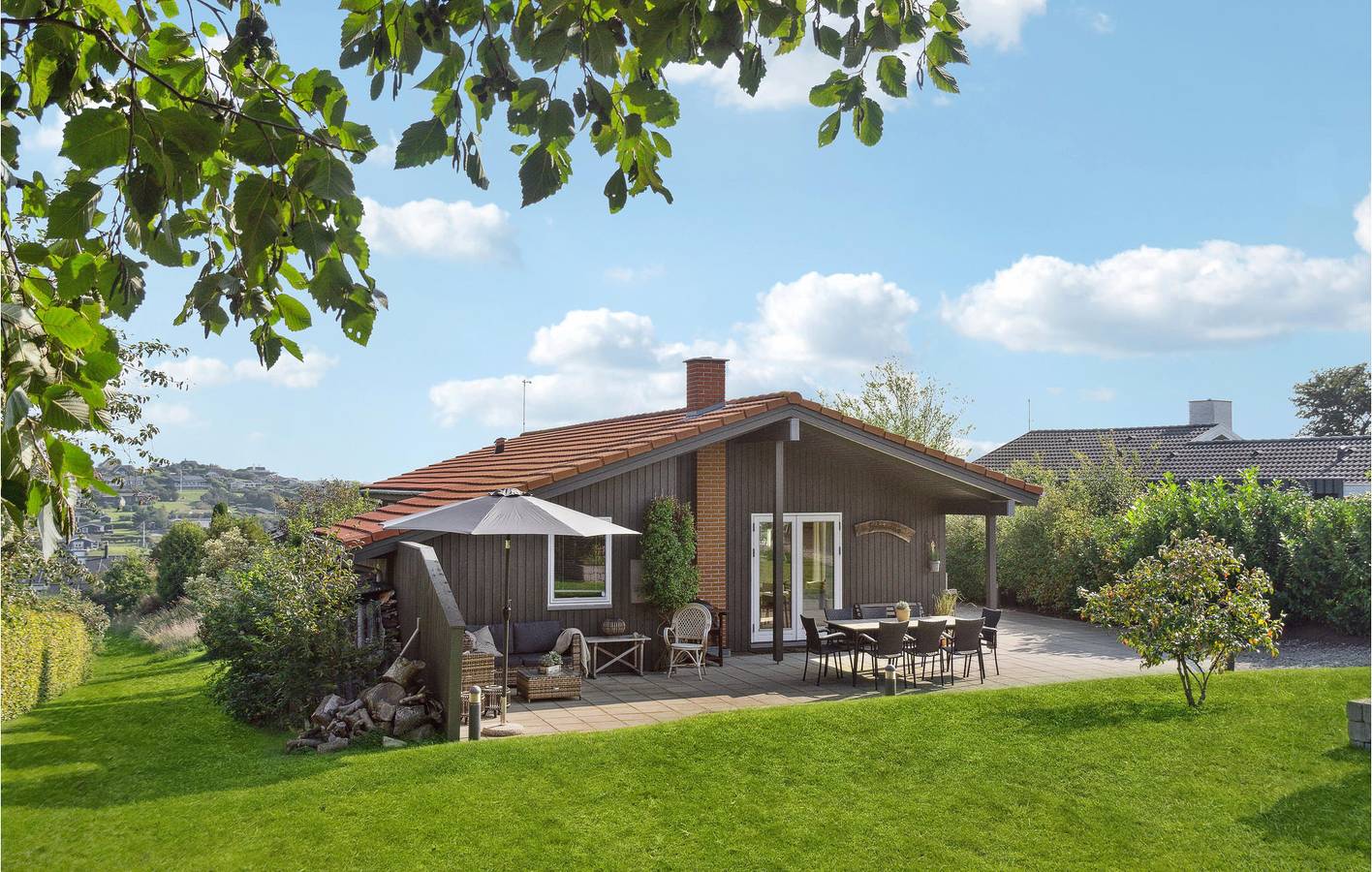 Hus för 8 Personer med terass in Ebeltoft, Süddjursland