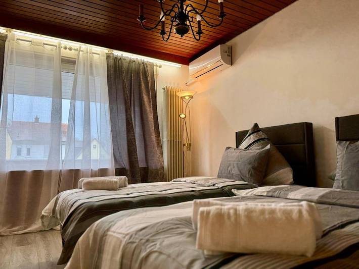 Maison d’hôte pour 2 personnes, avec Balcon ainsi que Terrasse et Jardin à Kehl