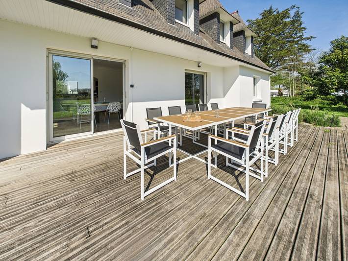 Maison de vacances pour 12 personnes, avec terrasse et jardin à Concarneau