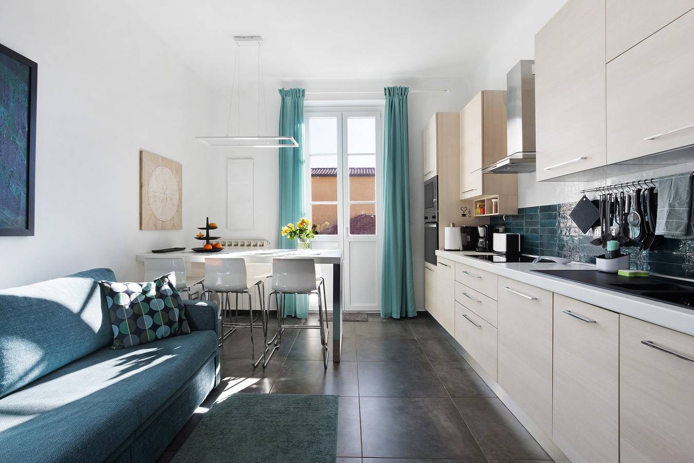 Appartement entier, Appartement "Vacances Cinque Terre" avec vue sur les montagnes, balcon et Wi-Fi. in La Spezia (Ville), La Spezia