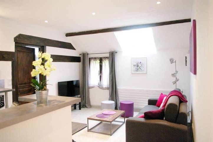 Gîte pour 4 personnes, avec Terrasse et Jacuzzi ainsi que Jardin et Vue à Fontenay-lès-Briis