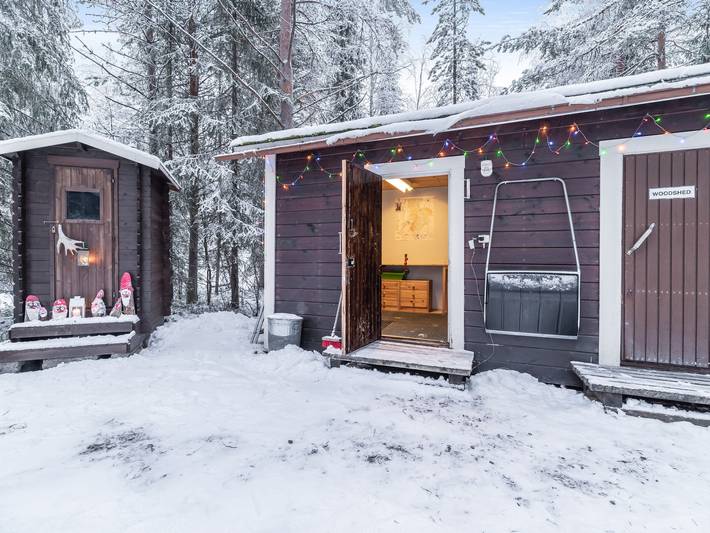 Oravanpesä in Kaulavaara, Lappland