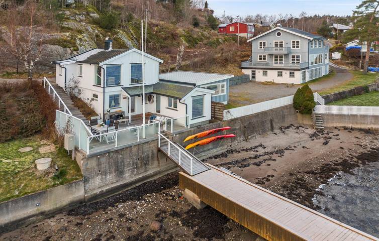 Feriehus for 6 personer, med Terrasse og Hage i tillegg til Utsikt i Sandefjord 