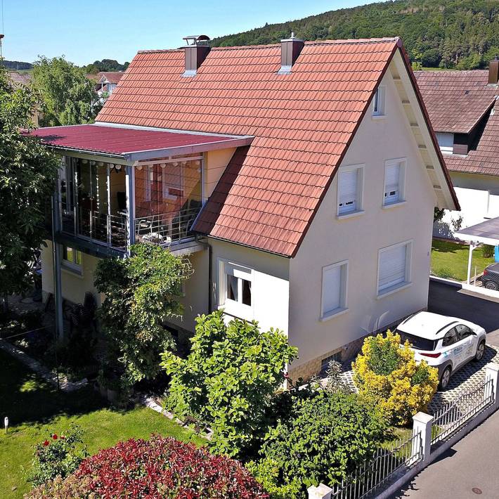 Ferienwohnung für 4 Personen, mit Balkon in Steißlingen