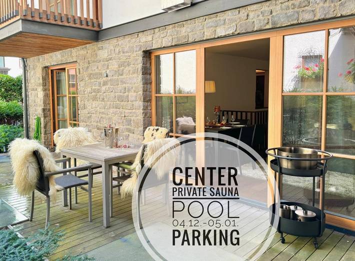 Ferienwohnung für 4 Personen, mit Pool und Sauna sowie Terrasse, mit Haustier in Kitzbühel