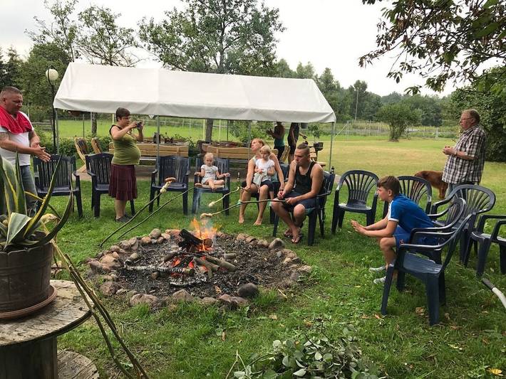 Reizende 1-Zimmer-Wohnung mit Terrasse in der Nähe des Thurower Sees in Carpin, Mecklenburg-Strelitz
