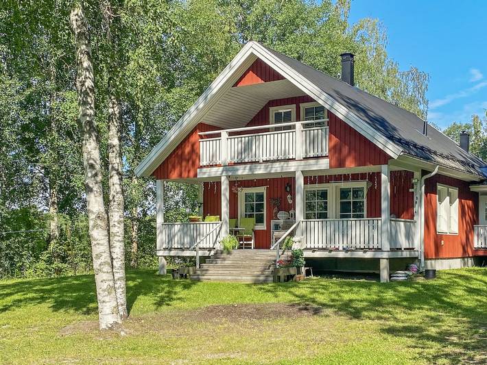 Ferienhaus für 6 Personen, mit Seeblick und Terrasse sowie Sauna, mit Haustier - 1