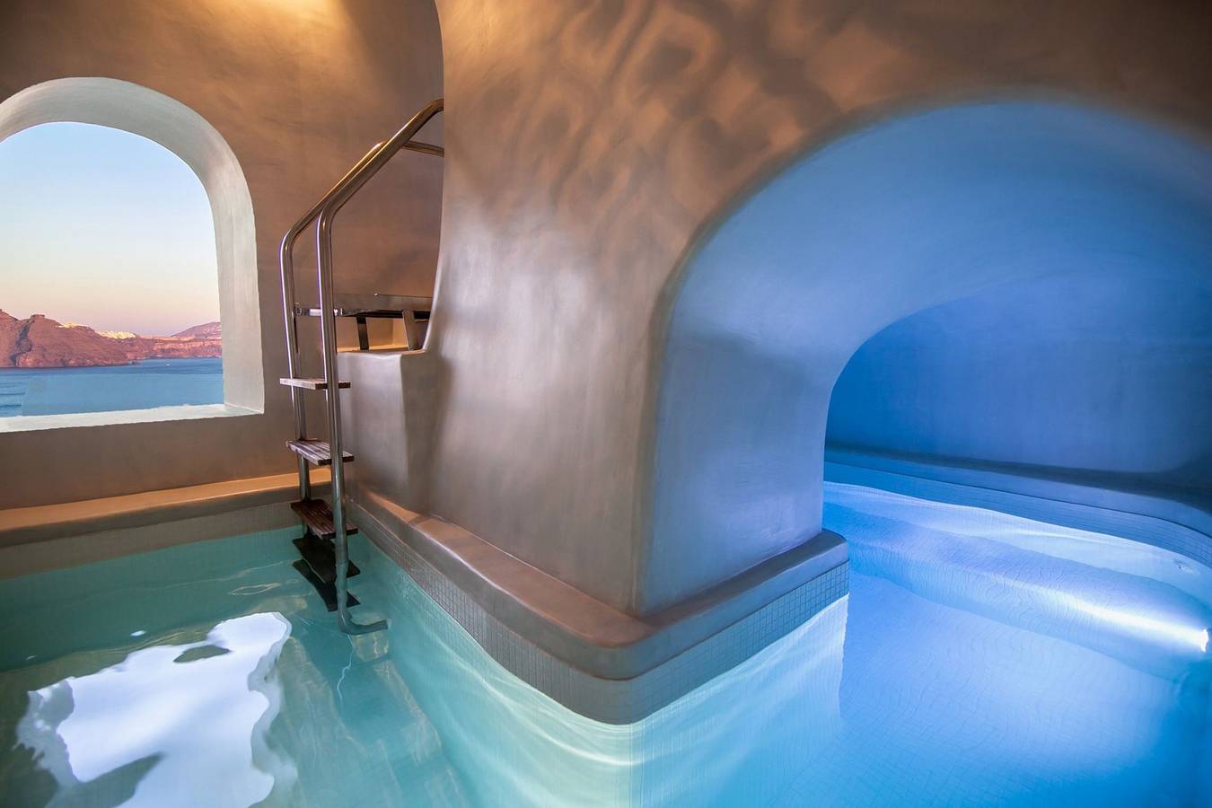 Villa für 4 Personen mit Meerblick in Oia, Santorin