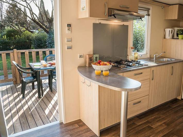 Camping Sandaya l'Etoile d'Argens - Mobilhome 4 personnes - Cottage Estérel 3 Pièces 4 Personnes Climatisé + Tv in Fréjus, Côte méditerranéenne (France)