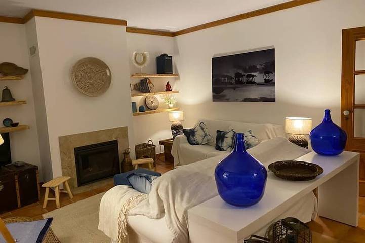 Entire apartment, 2-bedroom apartment with a private garden and terrace, in a condominium with a pool in Praia da Comporta, Comporta