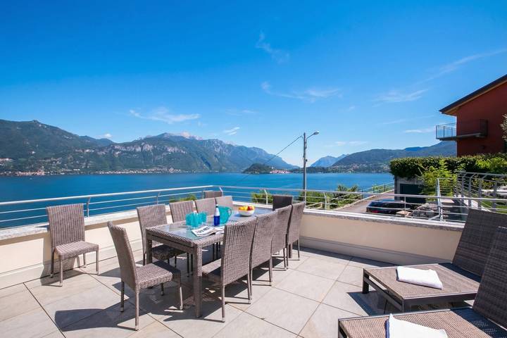 Penthaus für 10 Personen, mit Pool und Seeblick sowie Terrasse und Kinderpool, kinderfreundlich - 1