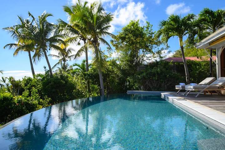 Villa pour 6 personnes, avec vue ainsi que piscine et jardin dans Marie-Galante - 3