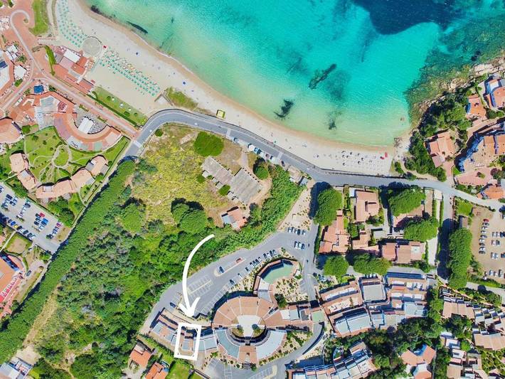 Appartamento per 9 persone, con Balcone e Terrazza nonché Panorama a Baia Sardinia