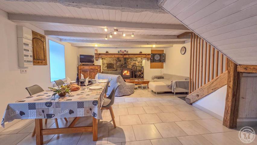 Gîte pour 6 personnes, avec jardin