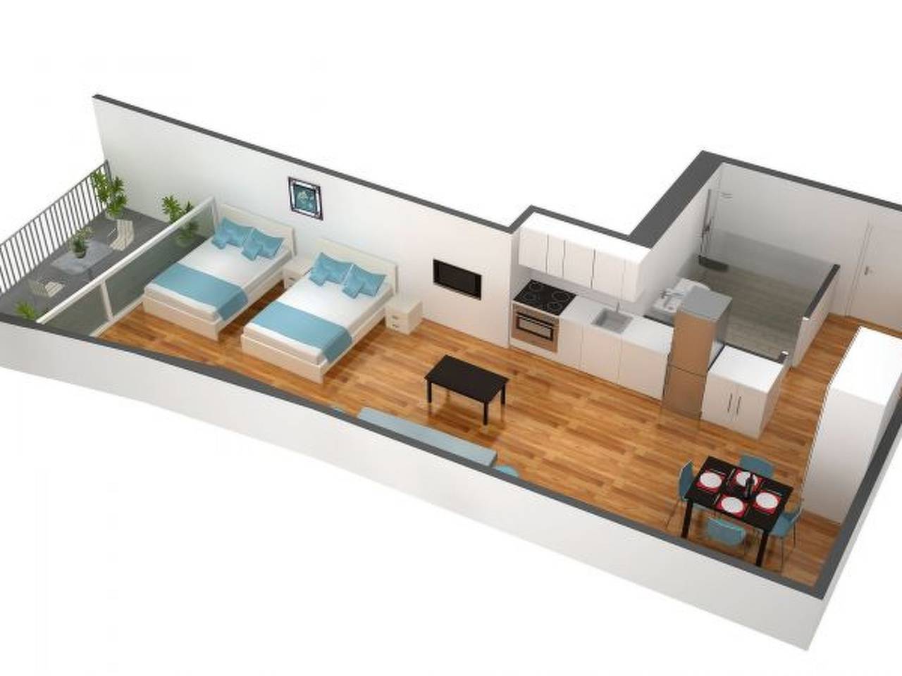 Apartamento entero, Apartamento de vacaciones para 4 personas in Basilea, Aargau-Basel