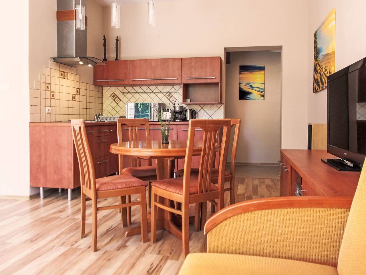 Ganze Wohnung, Atelier Wiselka in Wisełka, Stettiner Haff