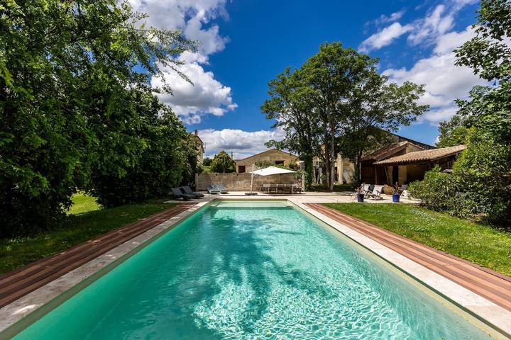Außergewöhnlicher Aufenthalt im Château Le Noble mit privatem Pool – Im Herzen eines historischen Weinguts in Saint-Germain-du-Puch, Libourne und Umgebung