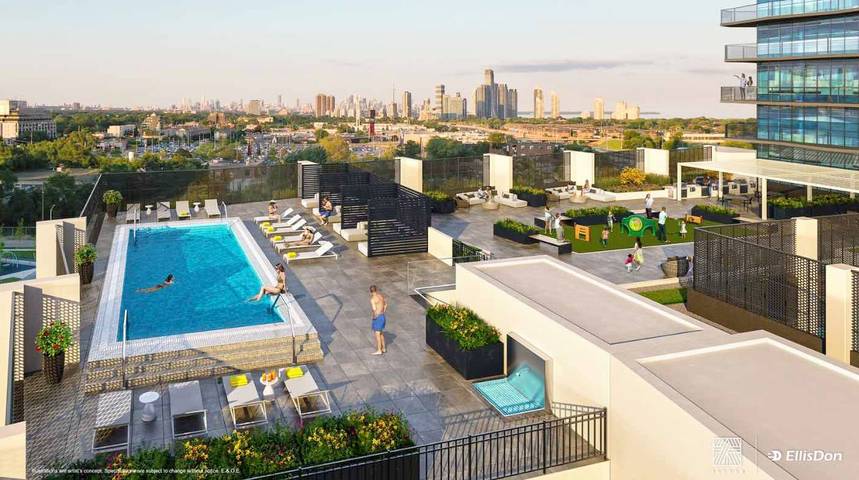 Entire apartment, Bright 3 bedroom new condo in Etobicoke in Etobicoke, Toronto