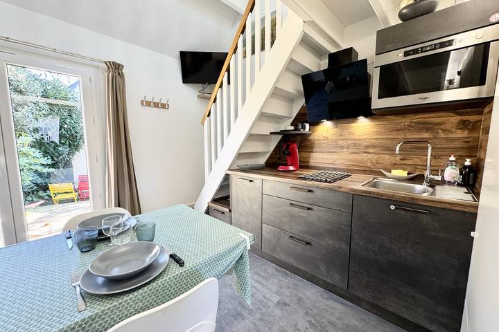 Location de vacances pour 4 personnes, avec terrasse ainsi que piscine et jardin, animaux acceptés à Guidel - 2