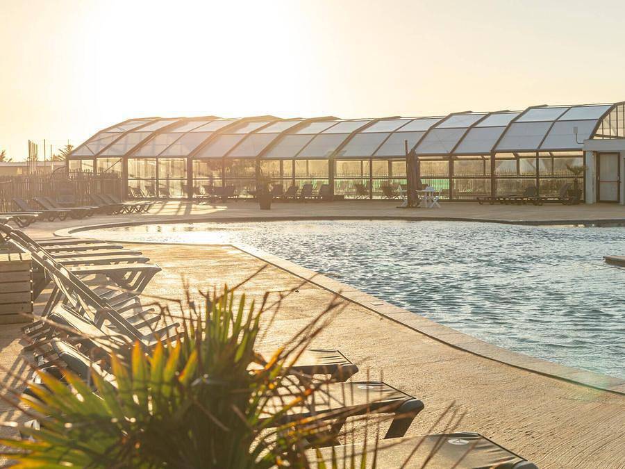 Camping les Chardons Bleus de la Turballe - Mobilhome 6 personnes - Comfort | 3 Ch. | 6 Pers. | Terrasse surélevée | Clim. in La Turballe, Côte d'Amour