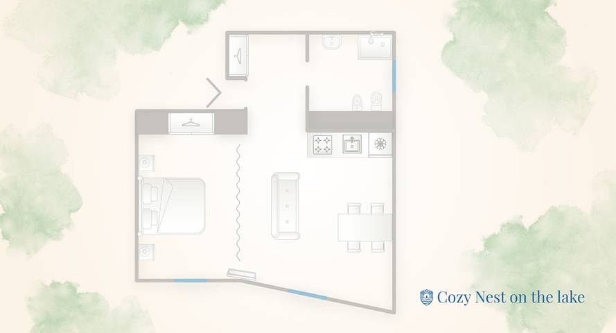 Appartamento intero, Cozy Nest on the lake in Azzano, Tremezzina