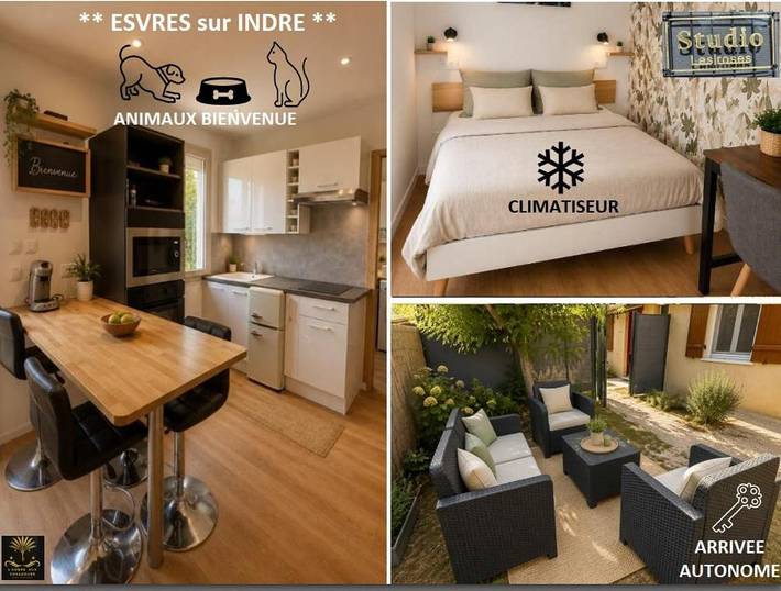 Location de vacances pour 4 personnes, avec Jardin à Esvres